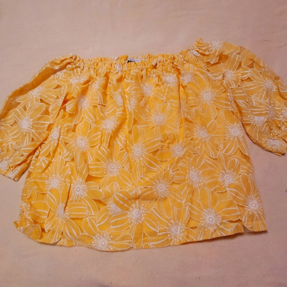 Yellow women's top